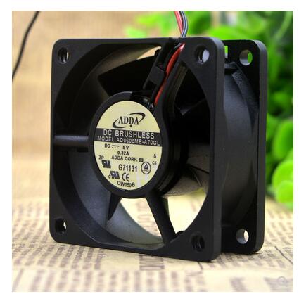 Original ADDA AD0605MB-A70GL Cooling Fan 5V 0.32A 1.6W 2wires AD0605MB-A70GL Fans